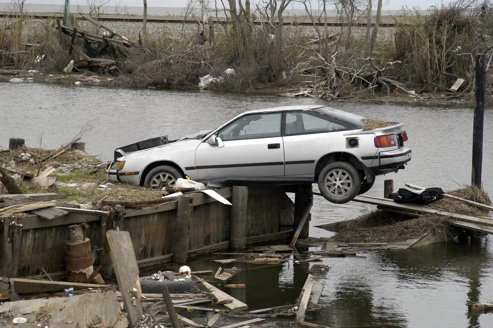 FEMA car during Katrina